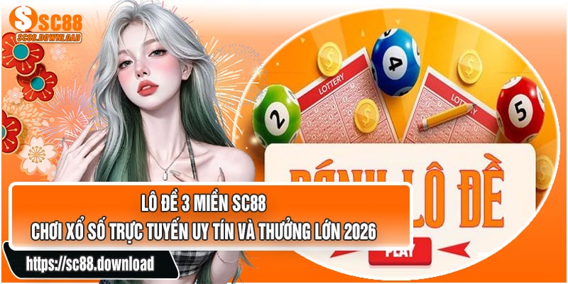 Lô Đề 3 Miền SC88 – Chơi Xổ Số Trực Tuyến Uy Tín Và Thưởng Lớn 2026