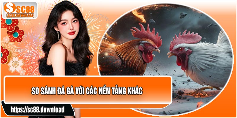 So Sánh Đá Gà Với Các Nền Tảng Khác